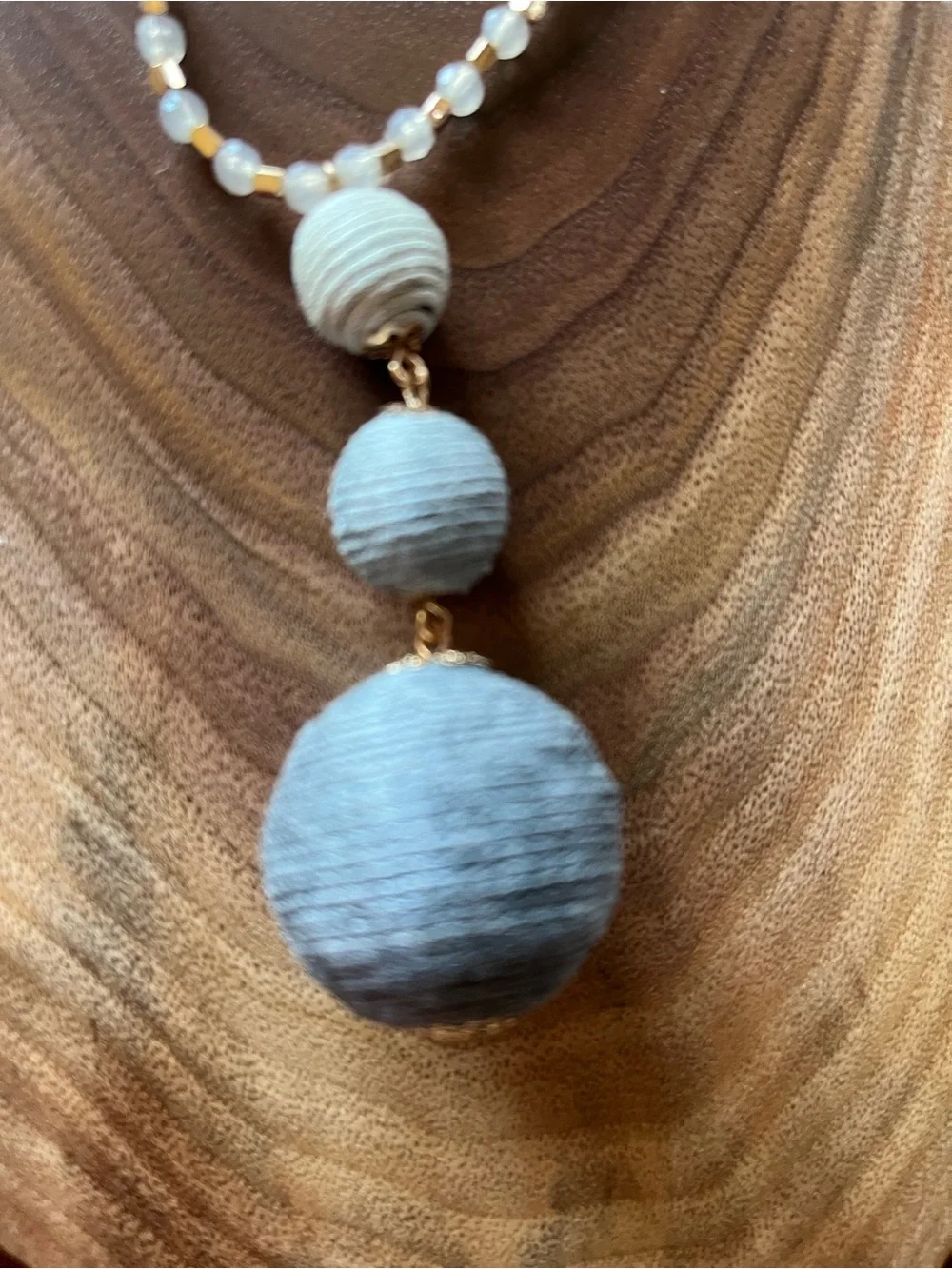 Triple Ball Pendant Necklace